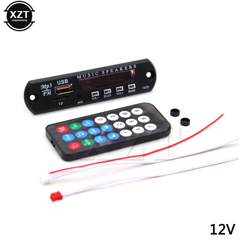

DC Micro USB Power Supply TF Radio MP3 Decoder Board 5V Audio Module for Car 12V 5V NEWEST HOT SALE
