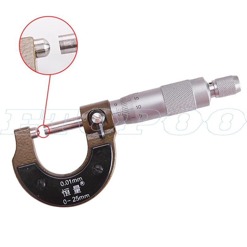 

0-25mm ball head Tube Micrometer wall thickness micrometer thickness caliper gauge measuring tools