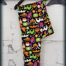 8 цветов, женские леггинсы с цифровой печатью на Хэллоуин, штаны с высокой талией, для тренировок, пуш-ап, леггинсы, Mujer, вязаные, сексуальные, рождественские леггинсы