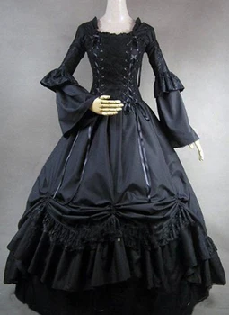 

Long Sleeves Gothic VictorianLolita Dress Ball Gown Fancy Prom Dress Halloween Party Costume