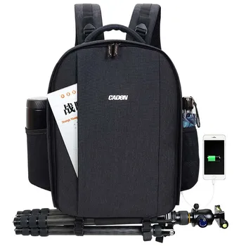 

CADeN Camera Backpack Bag Case Large Capacity Waterproof Shockproof Bag for Canon Sony Nikon SLR DSLR Camera Lenses Tripods