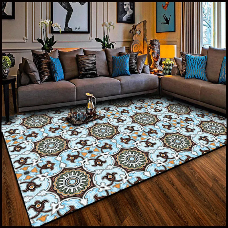

Nordic Flannel Living Room Carpet Point Plastic Bottom Antiskid Area Rugs Children Room play Floor Mats Rugs Home Decor Carpets