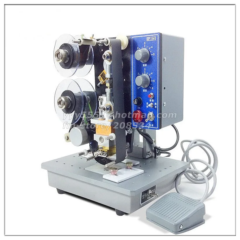 Semi Automatic date coding machine printing machine Manual expiry date code printers ,Hot Foll Stamp Coder, expiry date machine