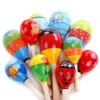 Hot Sale Small Wooden Rattles Egg Shaker Kids Musical Party Favor Kid Baby Sand Shaker Newborn Sand Hammer Toy Random Color ► Photo 1/4