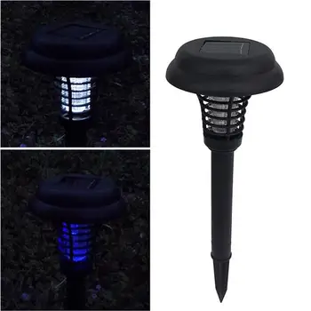 

HiMISS Solar Powered Outdoor Insect Killer, Bug Zapper, Mosquito Killer, LED Garden Lawn Solar Lamp, 2 in 1 Zapper and Light