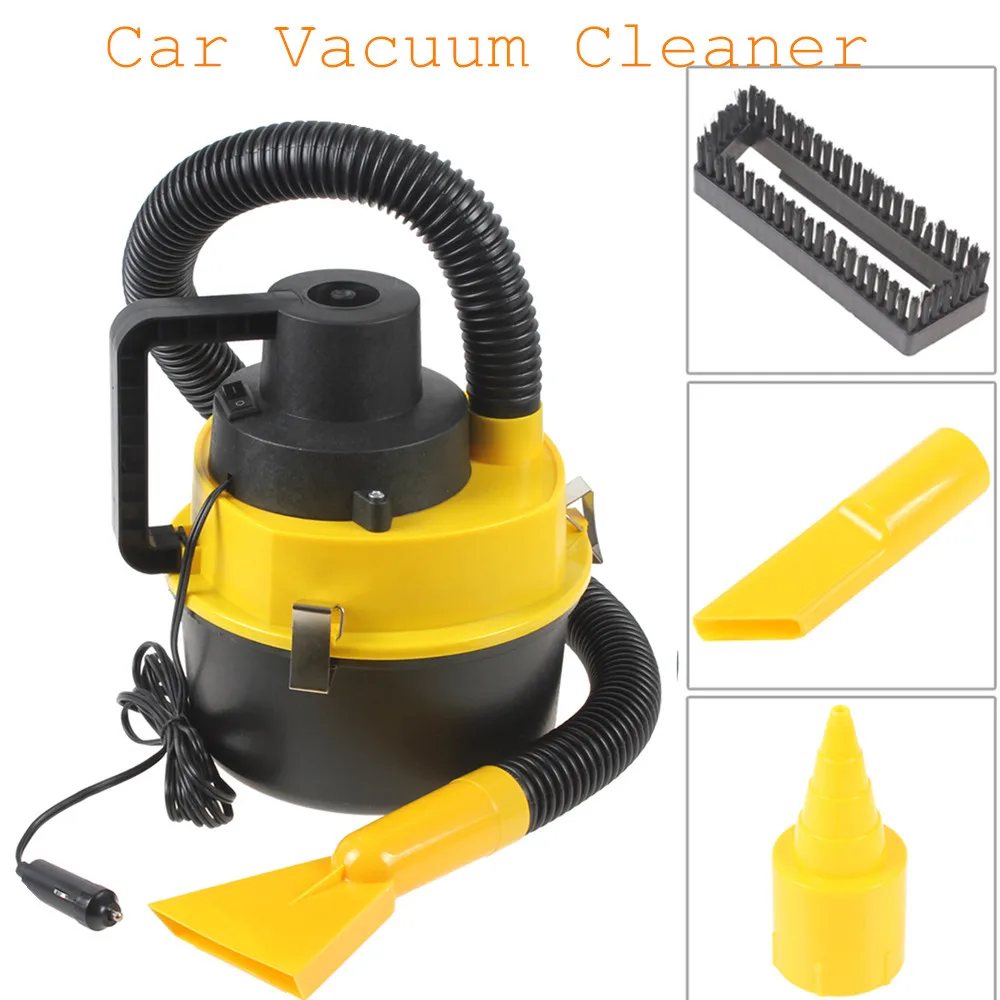 

Portable Wet and Dry Car Vacuum Cleaner Handheld Mini Auto Car Dust Vacuum Cleaner with Brush / Crevice / Nozzle Head