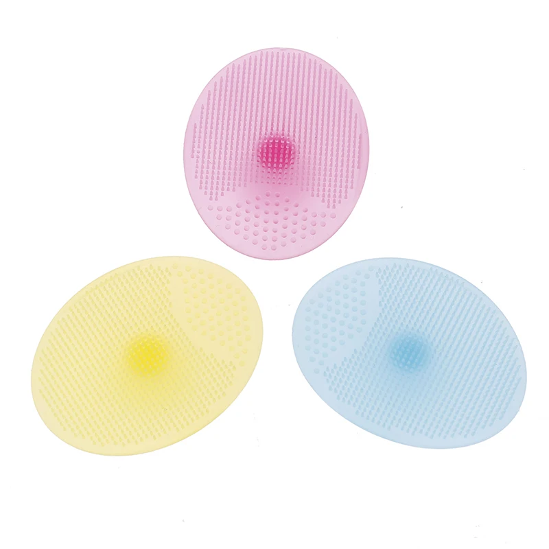1PC Wash Pad Face Exfoliating SPA Blackhead Facial Clean Massage Brush Shower Bath Brushes Sponges Scrubbers Hot