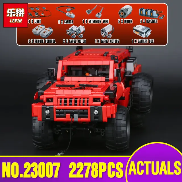 lepin 23007 genuine technic moc series the marauder set children tecknic