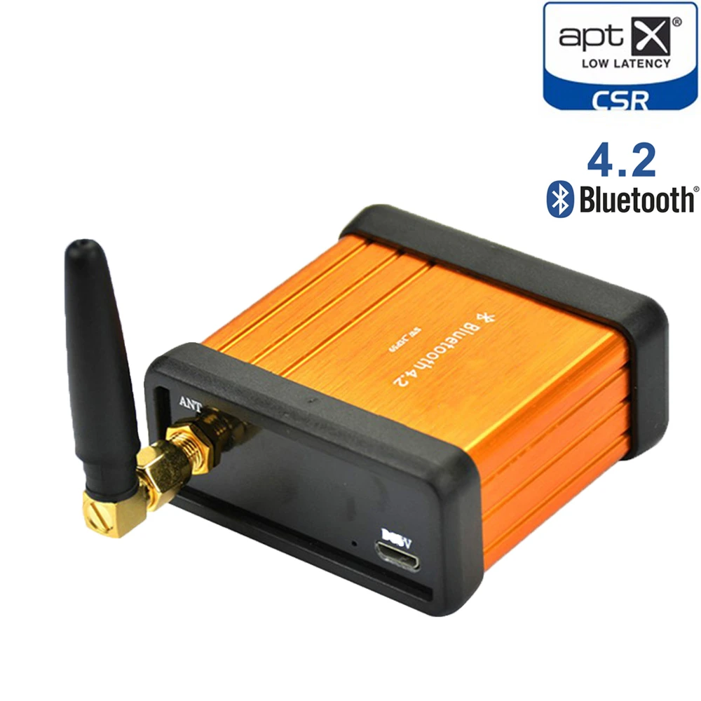 HIFI Bluetooth 4,2 RCA Aux 3,5 мм Aptx приемник с низкой задержкой беспроводной стерео аудио адаптер для Panasonic SC GT07 AK220 AK330 AK323