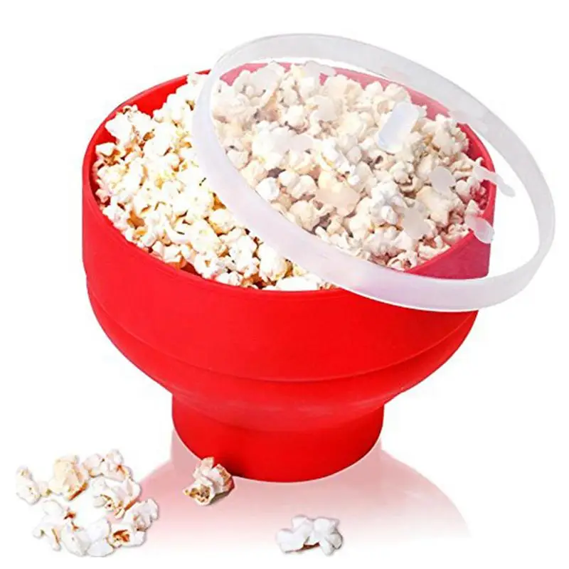 Microwave Popcorn Poppers Foldable Easy Use For DIY Food Making Home