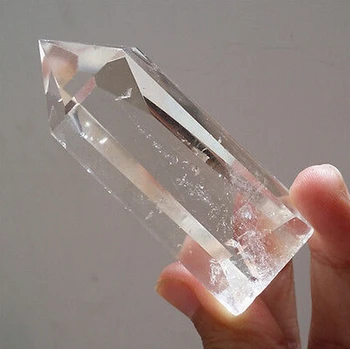 

NATURAL CLEAR QUARTZ CRYSTAL DT WAND POINT Healing