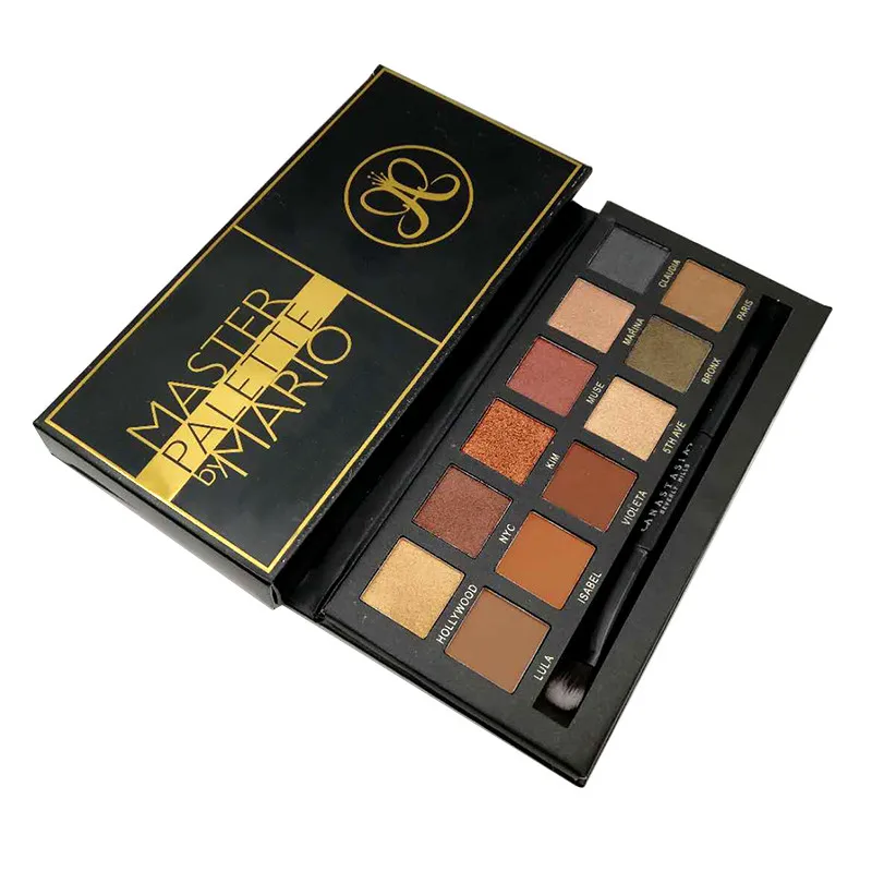 Anastasia makeup палитра теней для век Anastasia Beverlying Hills пудра для макияжа Хайлайтер для лица anastasia beverly Mills glow kit - Цвет: Eyeshadow MASTER