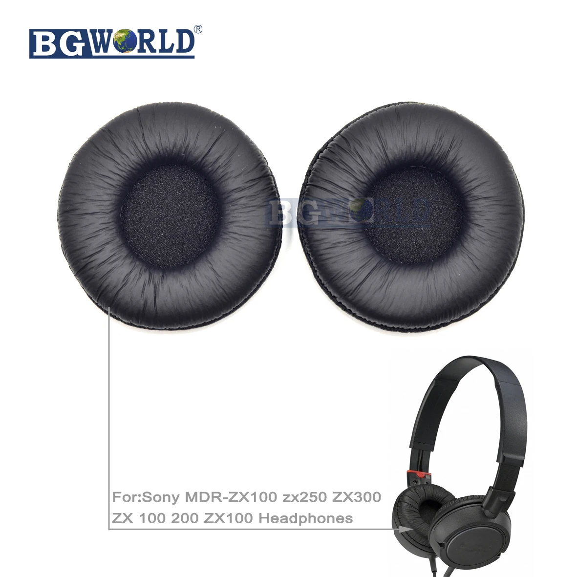 Накладки для ушей накладки подушек Пенная Крышка запасная Подушка Sony MDR-ZX100 zx250 ZX300