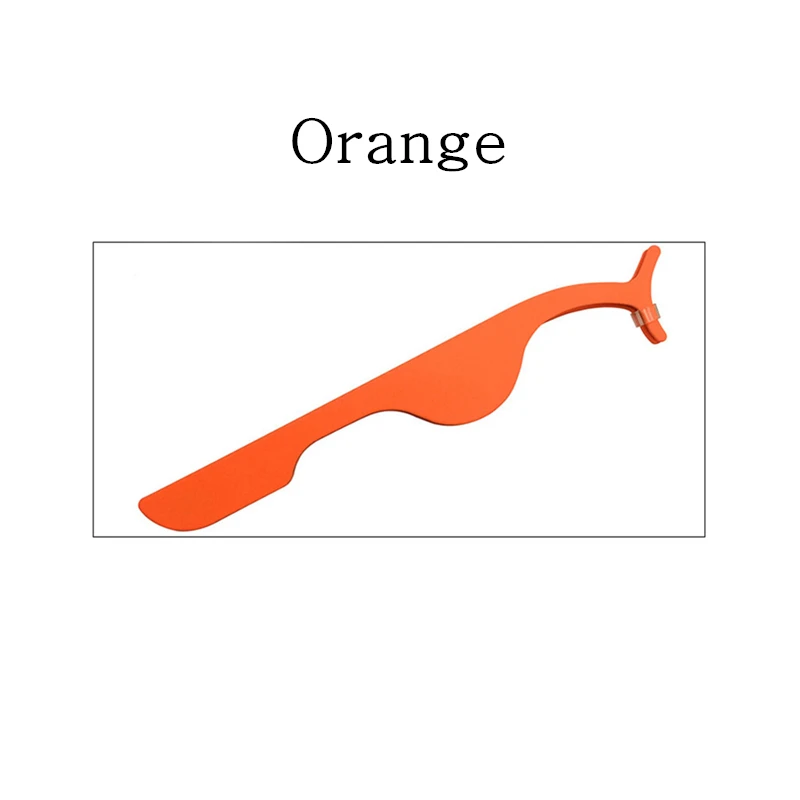 1 шт. Пинцет для ресниц многофункциональные красивые щипцы для макияжа цветные накладные ресницы пинцет аксессуары для макияжа инструмент для макияжа - Цвет: orange
