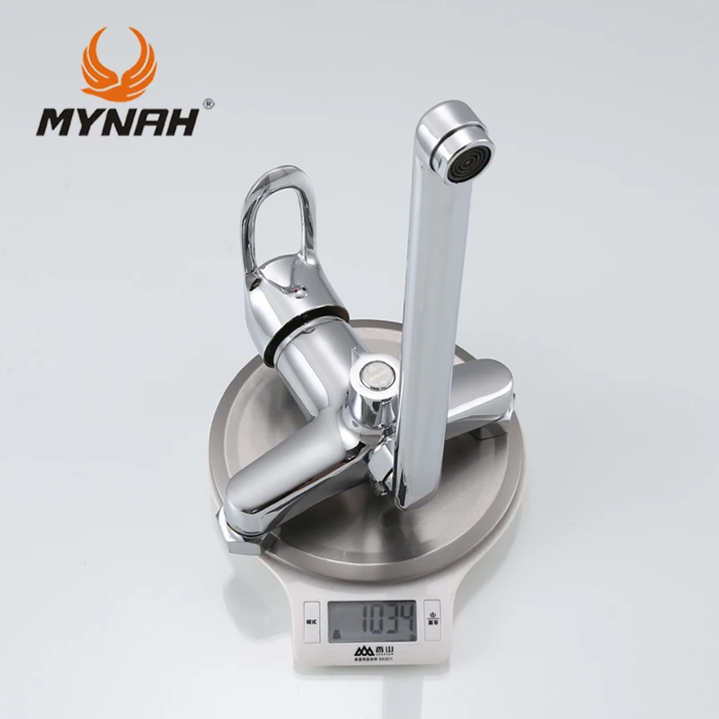 Billige MYNAH Russland kostenloser versand Bad wasserhahn dusche armaturen bad Dusche mixer system Tropical Dusche Dusche rack mit mixer kupfer
