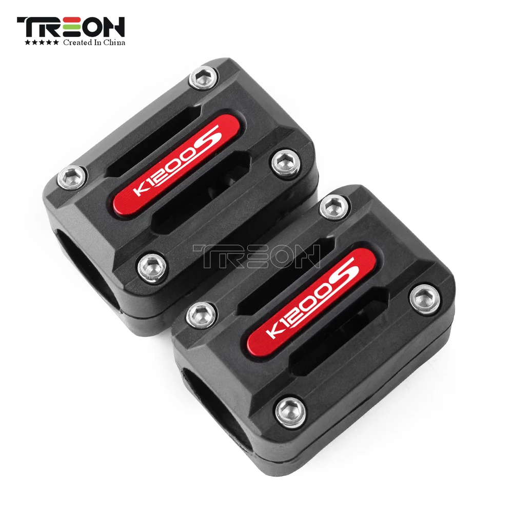 

Treon 1 Pair For BMW K1200S Motorcycle Engine Crash Bar Protection Bumper Decorative Guard Block All Years