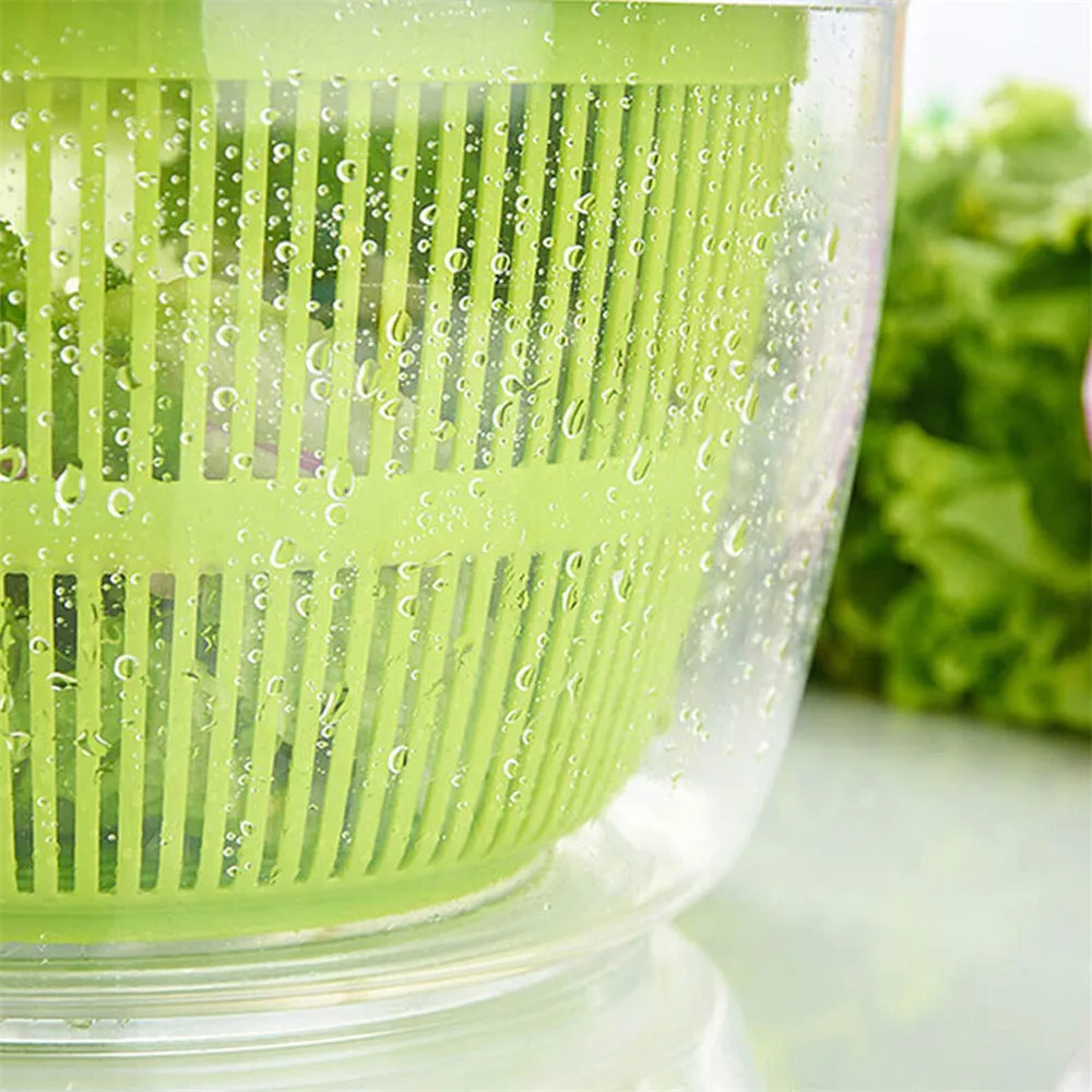 TTLIFE для салата сушилка для латука легко вращать абс ручной салат овощи осушитель высокого Скорость центробежный сушилка для посуды Корзина