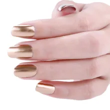 1 шт. эффект серебряного зеркала Мода лак для ногтей, метал Лаки лаки для ногтей металлические украшения для ногтей постоянное яркость лак для ногтей