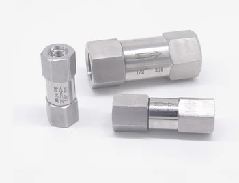 

High Pressure Check Valve 304 Stainless Steel 1/8" - 1" BSP NPT Female Combined Modular Check Valve Water Gas Oil Check Valve