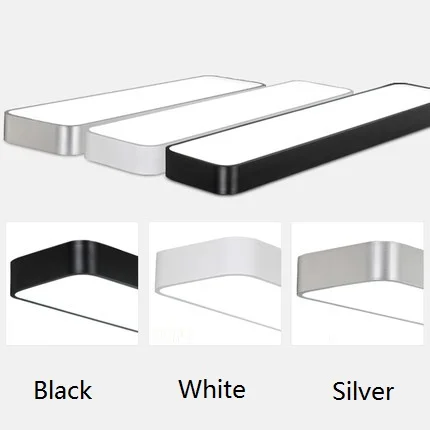 

Modern simplified LED aluminum rectangular balcony aisle bedroom study room office lighting ceiling light