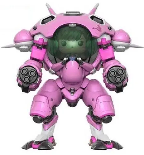 15 см игры герой OW D. VA с Meka 6 &quotдруг Виниловая Игрушка Рисунок без коробку | Игрушки