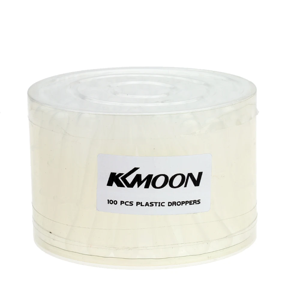 

KKMOON 100PCS Airbrush Disposable Eyedroppers Plastic Pipette Eye Droppers for aerografo Transfer and Airbrush Paint