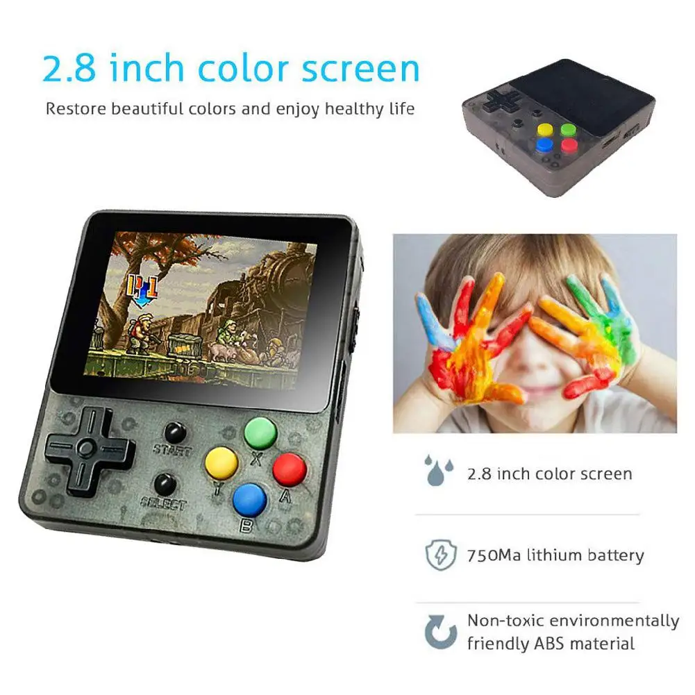 

DSstyles 2.6inch Screen Mini Handheld Game Console Nostalgic Children Retro Game Mini Family TV Video Consoles