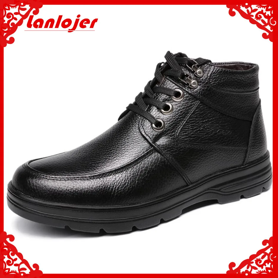 Очень теплые зимние мужские ботинки из натуральной кожи; botas militares; мужские ботинки на меху в стиле милитари; Мужская защитная обувь; zapatos hombre bot