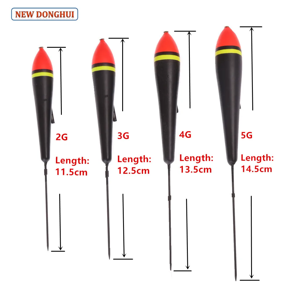 Newdonghui 10 шт./лот поплавки для рыбной ловли Balsa поплавок для большой ловли форели 2 г 3 г 4 г 5 г 79-60 102 103 104 105