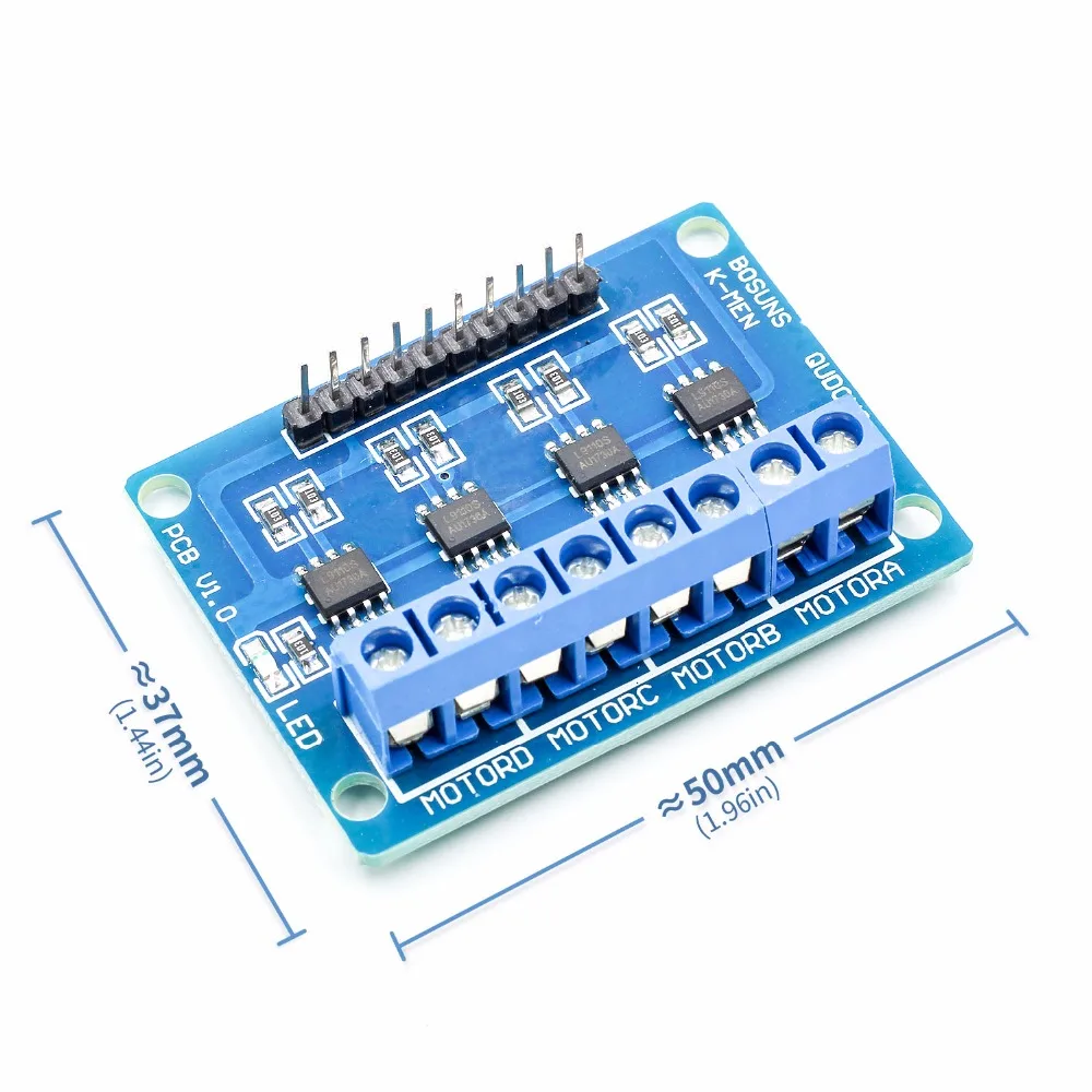 12V L9110S h мост 4Bit DC2.5 4 канала мотор Драйвер IC для Arduino шаговый двигатель|Аксессуары