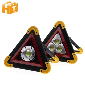 

Portable LED Floodlight 30W LED Car Warning Lamp Outdoors Camping Lamp USB Charging Battery Emergency Light.