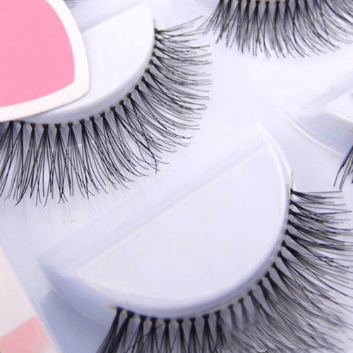 

5 Pairs Woman Natural Cross Long Eye Lashes Extension Makeup Long False Eyelashes