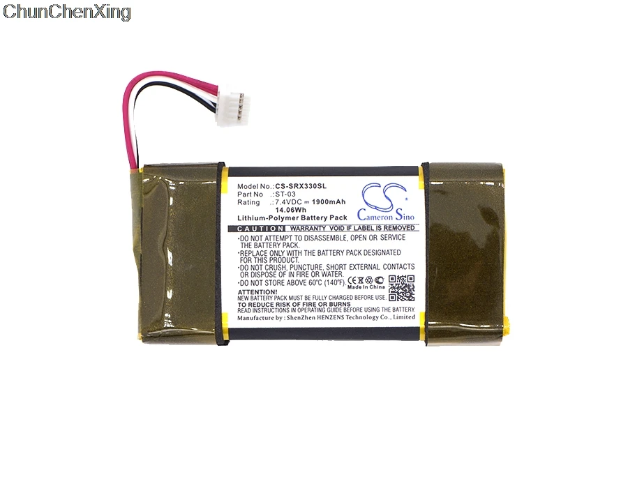 Cameron Sino 1900mAh аккумулятор ST-03 для sony SRS-X33