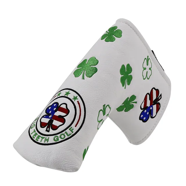 Big Teeth Golf Headcover Lucky clover forblade putter Driver Fairway UT ...