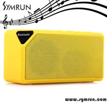 Symrun Mini Portable Bluetooth X3 Tf Audio Fm Radio Boombox Mp3 Wireless Speaker speaker wireless bluetooth speakers fm