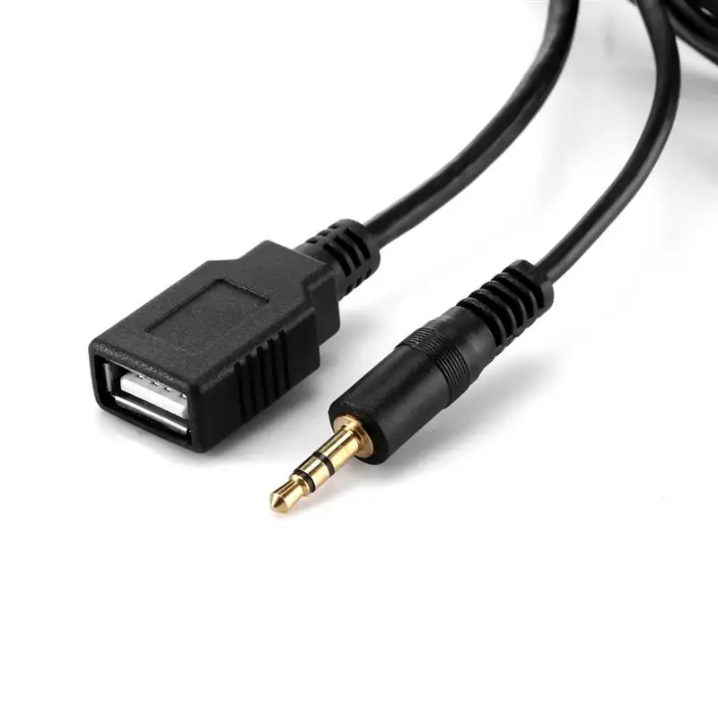Автомобильный MP3 USB AUX адаптер подходит для Audi ISO 8Pin 3 5 мм Интерфейс Changer с