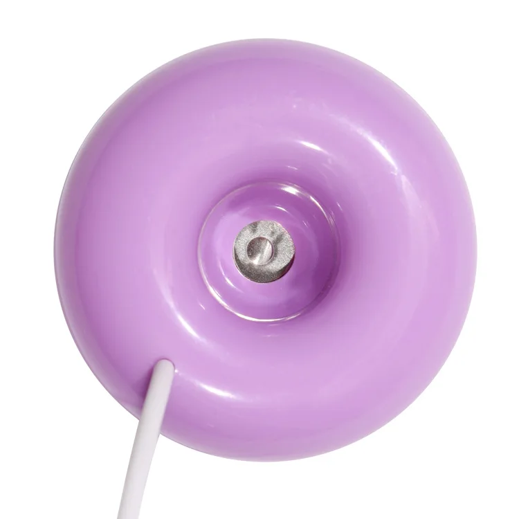 Мини Портативный usb-увлажнитель воздуха с пончиками, очиститель, арома-диффузор, паровой безопасный для домашнего использования, распылитель, ароматерапия - Цвет: Фиолетовый