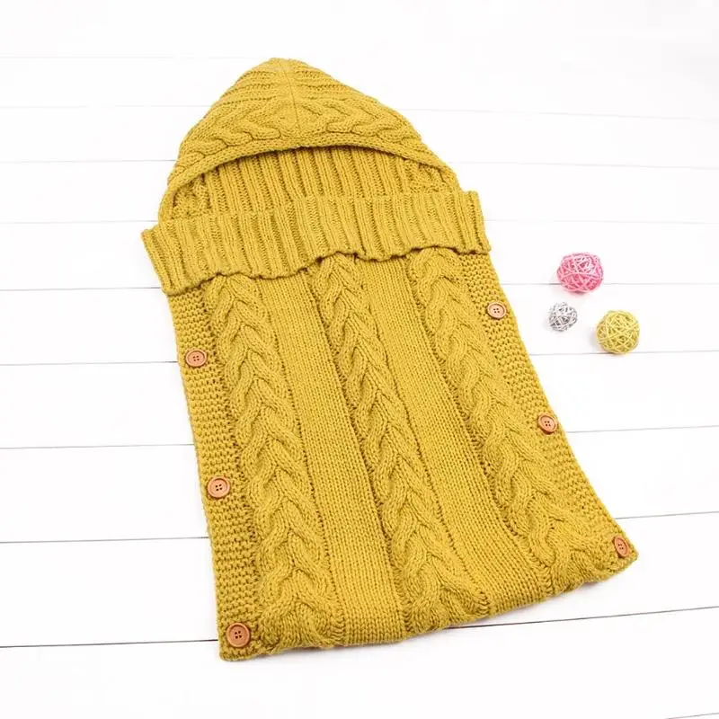 Buy Baby Swaddle Wrap Warm Wool Crochet Knitted