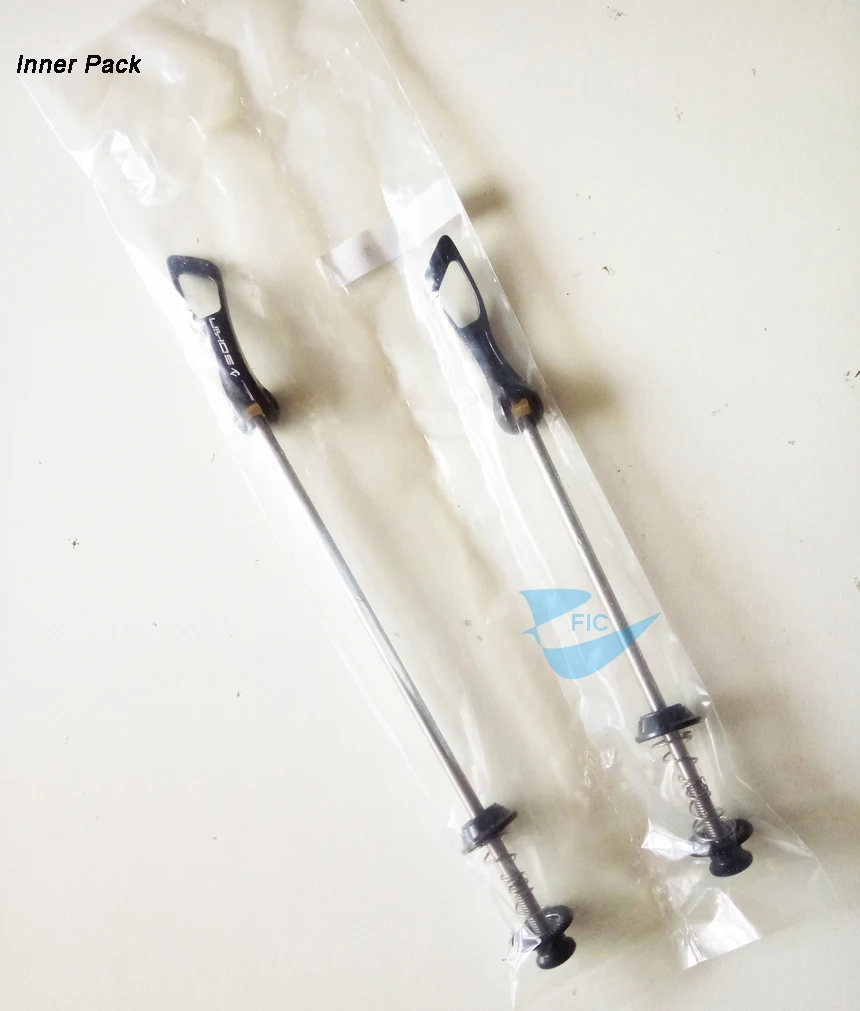 42g Ti skewer stiff road wheel quick release ultralight titanium skewers Black Ti quick release