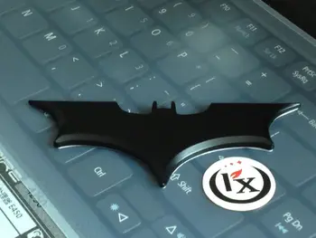 

High Quality New Car Styling Auto Car Badge Emblem 3D Metal Chrome black or silver Bat Batman Logo Sticker ,Free Shipping