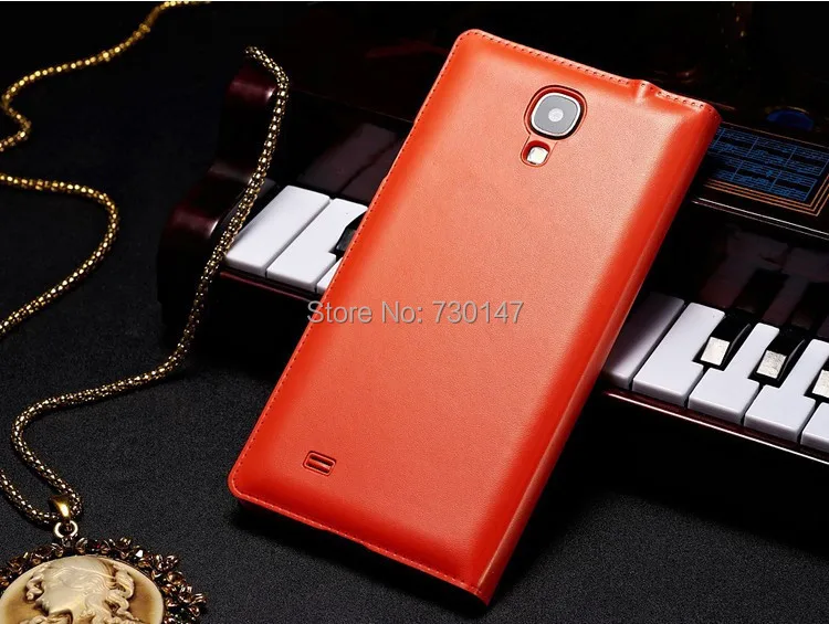Кожаный чехол книжка с окошком для экрана Samsung Galaxy S4 i9500|s4 fashion|s4 bumpers4 aluminum |