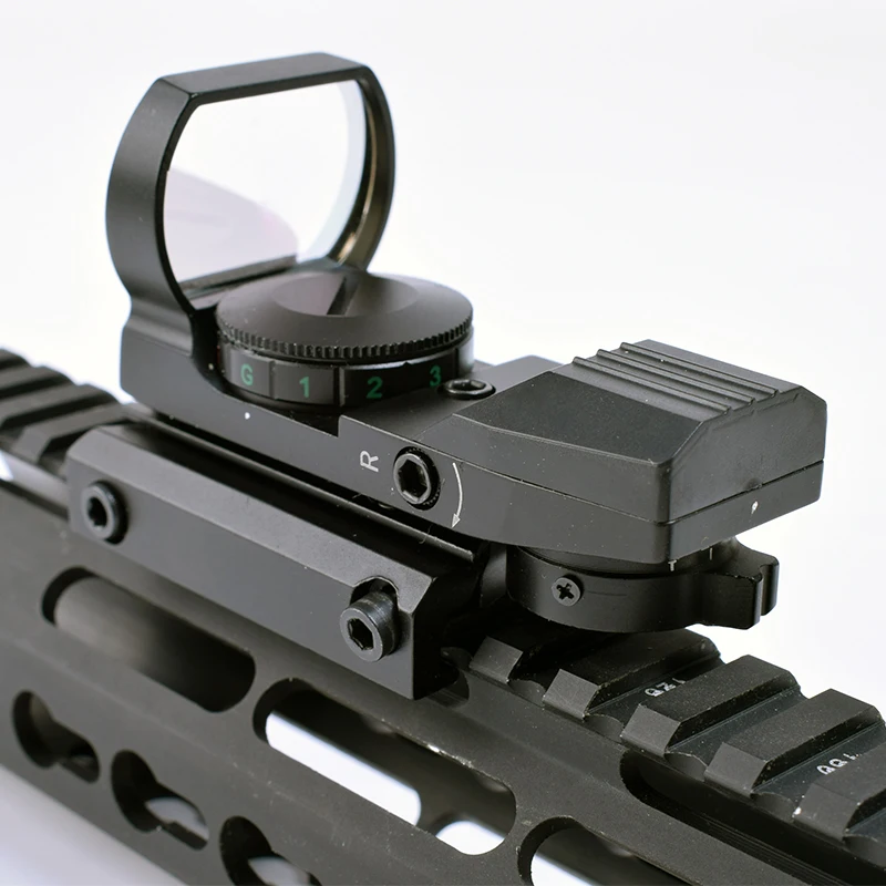 

Suitable for 11mm dovetail rail hunting hunting four point reflection 1x red green dot sight