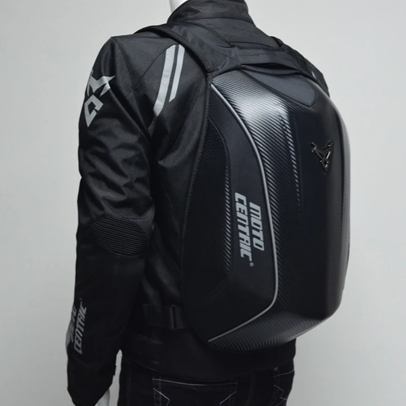 NEW Men's motorcycle backpack Moto bag Waterproof shoulders reflective helmet bag motorcycle Riding racing package