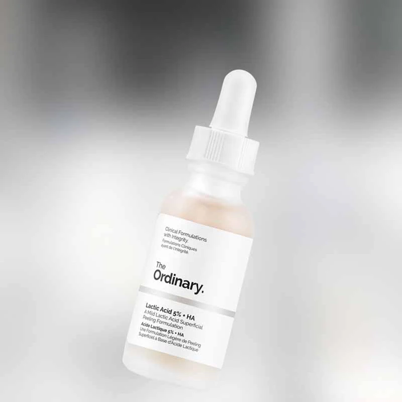 

The Ordinary Lactic Acid 5% + HA 2% Superficial Peeling Formulation 30ml Face Skin exfoliation remove scars spots Before makeup