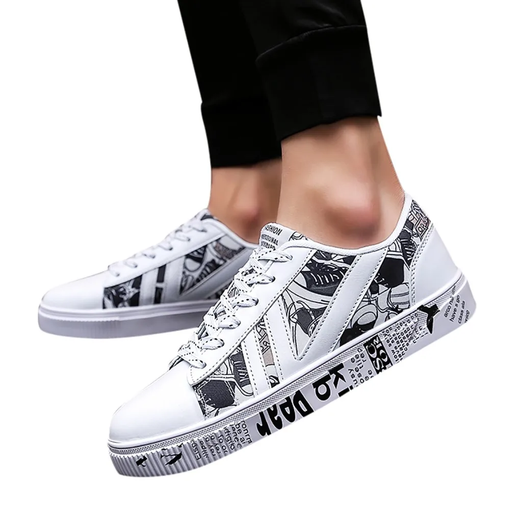

CHAMSGEND Hot sale 2019 New shoes fashion casual men's shoes with low-cut shoes street fashion cool fashion comfortable shoes