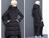 2022 womens winter long puffer down jackets thick black navy blue red plus size warm winter down coats ► Photo 3/6
