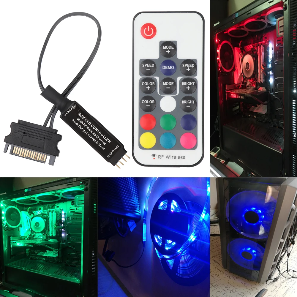 Us 3 79 25 Off 12v Rgb Controller Pc Case Rf Wireless Remote Light Control For Led Strip Smd5050 Smd3528 Smd2835 3014 5630 Il In Us 3 79 25 Off 12v Rgb Controller Pc Case Rf Wireless Remote Light Control For Led Strip Smd5050 Smd3528 Smd2835 3014 5630 Il In