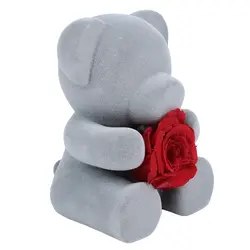 Медведь кукла вечный цветок красный/розовый сохраненный свежий вечерние вечеринка Романтический прекрасный подарок