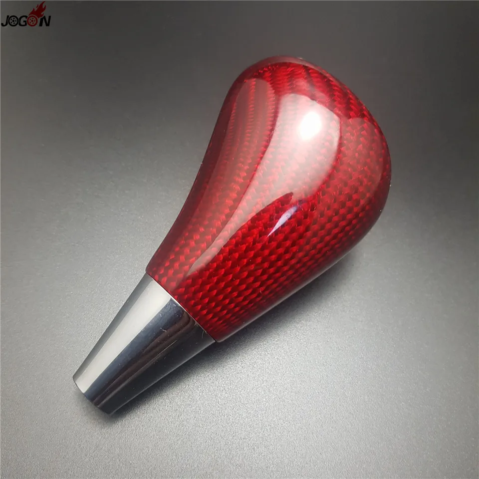 Buy Red Carbon Fiber Gear Shift Knob Trim For Toyota
