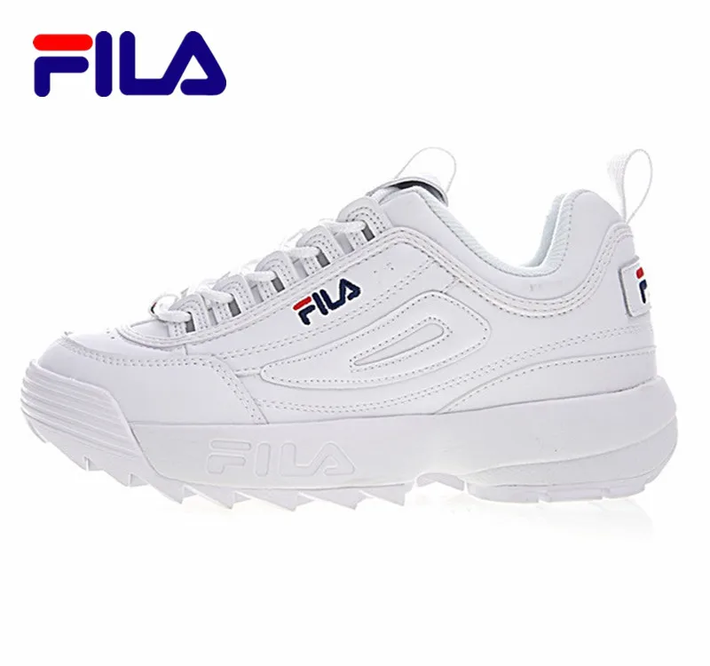2018 FILAS Disruptor II 2 Men and Women Sneaker Running Shoes White summer Increased Outdoor Sneaker size 36-44